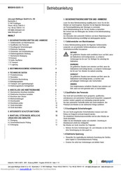 ebm-papst W3G910-GU31-11 Betriebsanleitung