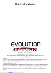 U-Turn EVOLUTION Betriebshandbuch