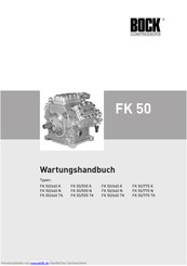 Bock FK 50/555 K Wartungshandbuch