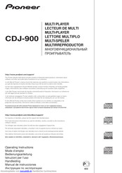 Pioneer CDJ-900 Bedienungsanleitung