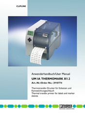 Phoenix Contact UM IA THERMOMARK X1.2 Handbuch