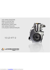 Lombardini 12 LD 477/2 Bedienungsanleitung
