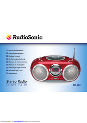AudioSonic CD 570 Bedienungsanleitung
