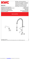 KWC 802341 Montage- Und Serviceanleitung