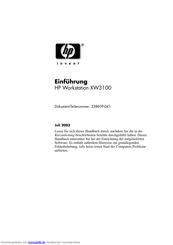 HP xw3100 Handbuch