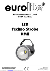 EuroLite LED Techno Strobe DMX Bedienungsanleitung