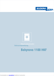 Eudora Babynova 1100 HKF Gebrauchsanweisung