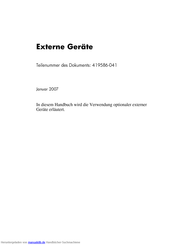 HP Compaq nx9420 Handbuch