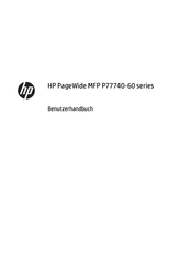 HP PageWide MFP P77740-60 serie Benutzerhandbuch