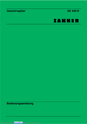ZANKER GE 44010 Bedienungsanleitung