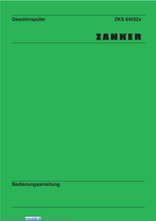 Zanker ZKS 64032X Bedienungsanleitung