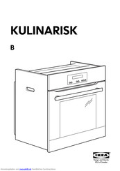IKEA KULINARISK B Montageanleitung
