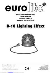 EuroLite B-10 Lighting Effect Bedienungsanleitung