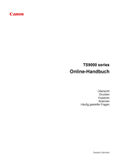 Canon TS9000 SERIE Handbuch