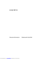 AEG Electrolux 61302 MF-N 33 S Benutzerinformation