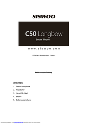 siswoo C50 Longbow Bedienungsanleitung