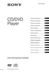 Sony DVP-SR360 Anleitung
