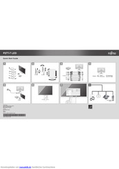 Fujitsu P27T-7 LED Schnellanleitung