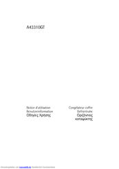 AEG Electrolux A43310GT Benutzerinformation