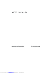 AEG Electrolux A 75279-3 GA Benutzerinformation
