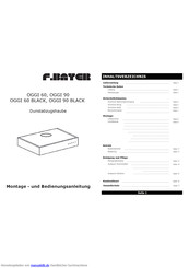 F.Bayer OGGI 60 BLACK Bedienungsanleitung