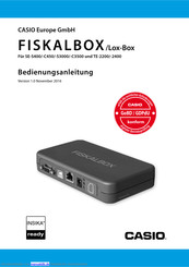 Casio FISKALBOX Bedienungsanleitung