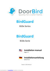 DoorBird BirdGuard D10x Serie Installationsanleitung