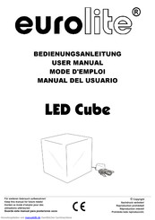 EuroLite LED Cube 30 Bedienungsanleitung