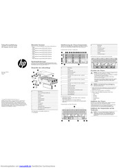 HP ProLiant SL4500 Serie Kurzinstallationsanleitung