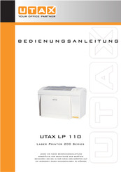 Utax LP 110 Bedienungsanleitung