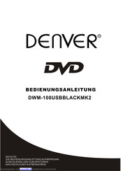 Denver DWM-100USB BLACK MK2 Bedienungsanleitung