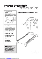 Pro-Form PETL91709.0 Bedienungsanleitung