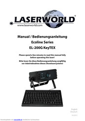 Laserworld EL-200G KeyTEX Bedienungsanleitung
