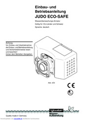 JUDO ECO-SAFE Einbau- Und Betriebsanleitung