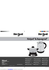 Dirt Devil Hotpot und Aquagrad M119-01 Bedienungsanleitung