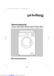 privileg Classic 3820 Gebrauchsanweisung
