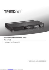 TRENDnet TEG-424WS Anleitung