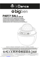 iDance PARTY BALL BB10 Bedienungsanleitung