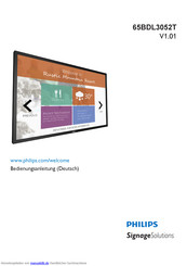 Philips 65BDL3052T/00 Bedienungsanleitung