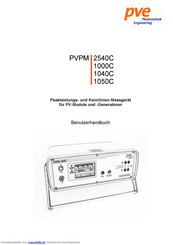 PVE PVPM 1000C Benutzerhandbuch