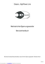 e-ast CL 300-24 Benutzerhandbuch