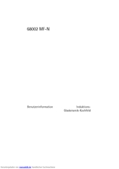 Aeg Electrolux 68002 MF-N Benutzerinformation