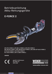Weber Rescue Systems E-force 2 Betriebsanleitung