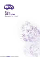 BenQ E Series Benutzerhandbuch