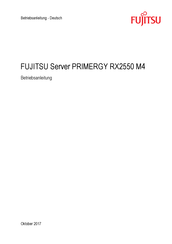 Fujitsu PRIMERGY RX2550 M4 Betriebsanleitung