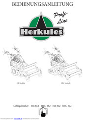 Hercules HR 802 Bedienungsanleitung