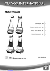 Truvox International Multiwash 440 PUMP Bedienungsanleitung