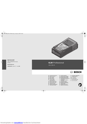 Bosch GLM Professional 150 VF Originalbetriebsanleitung
