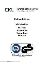 EKU Snack-Line Serie Originalbetriebsanleitung