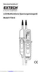Extech Instruments VT30-E Benutzerhandbuch